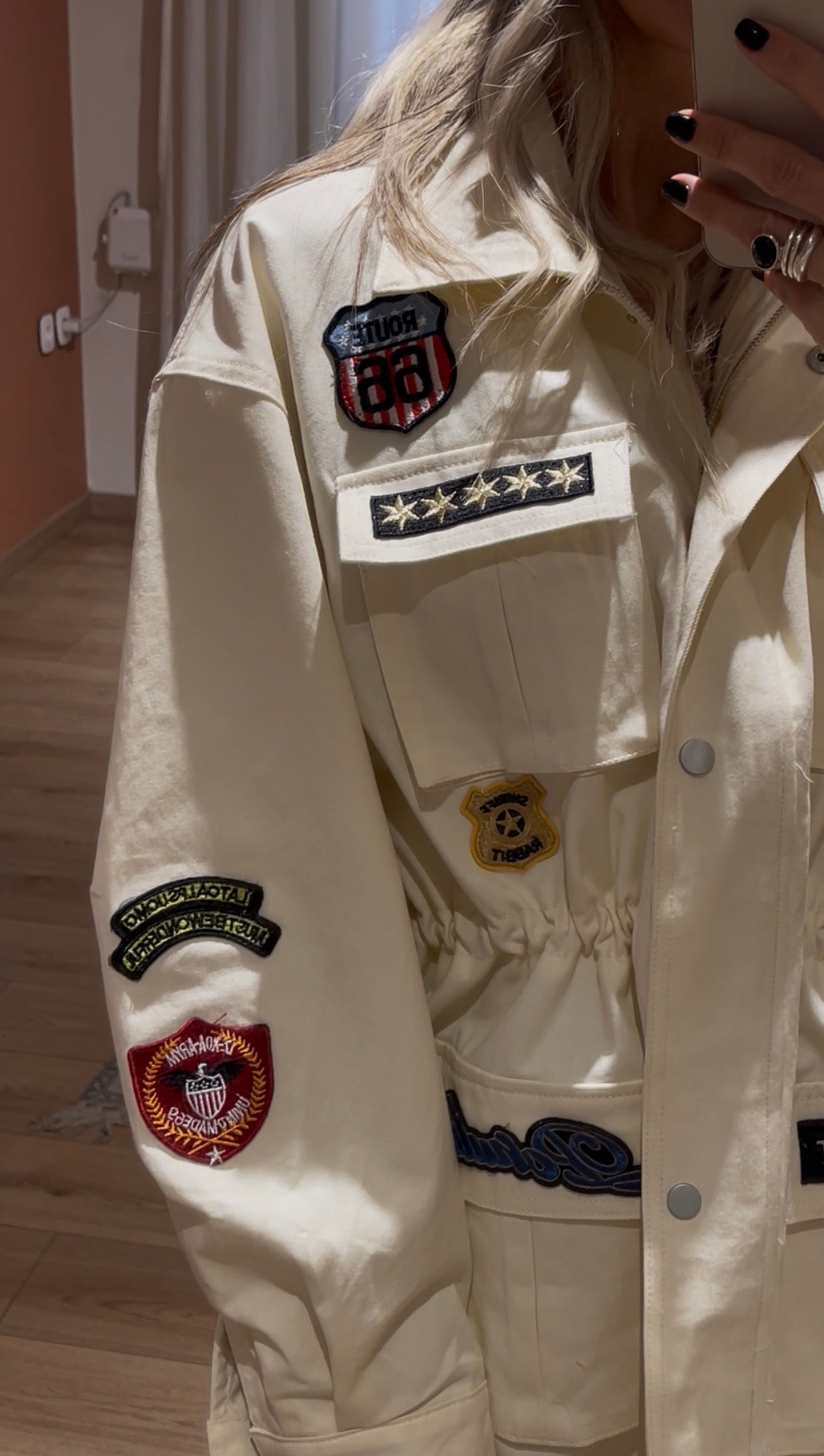 Ivy Denim Jacket • Beige