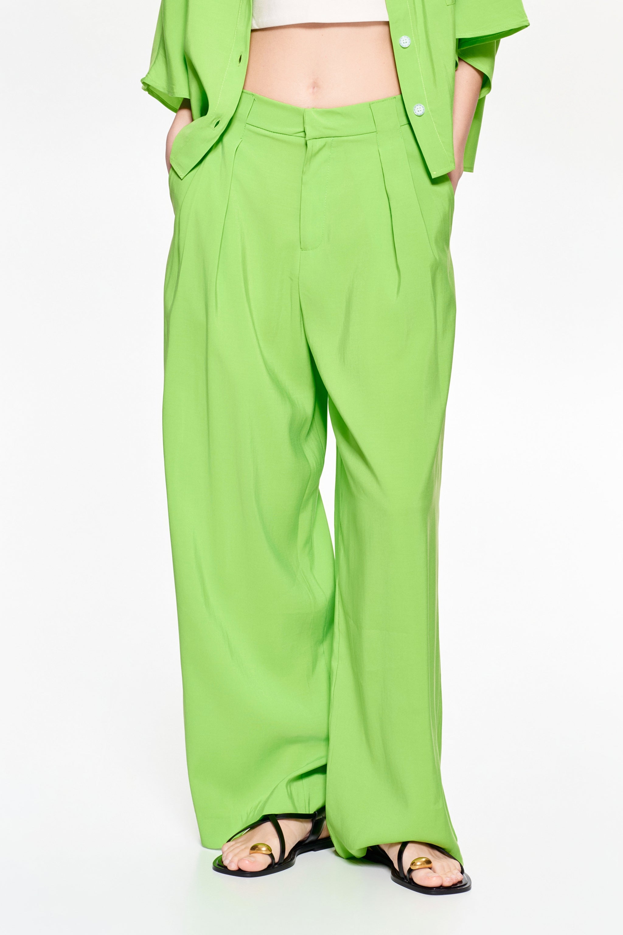 TROUSERS LIME