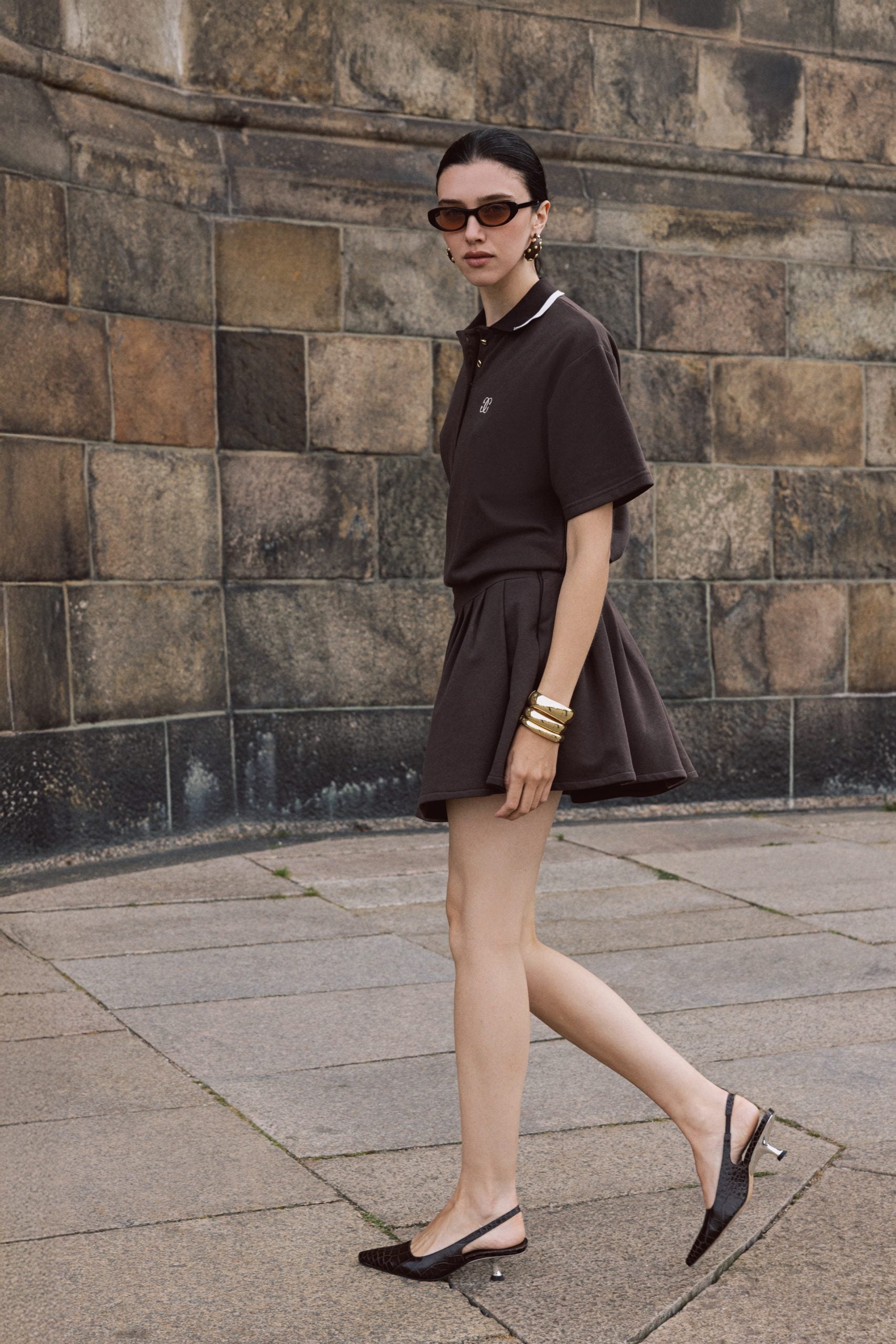 Skorts Mini Pleated