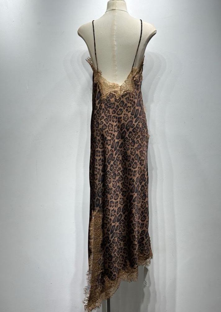 AMELIE LEOPARD LACE DRESS