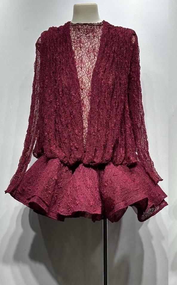 Christie Mini Dress - Bordeaux