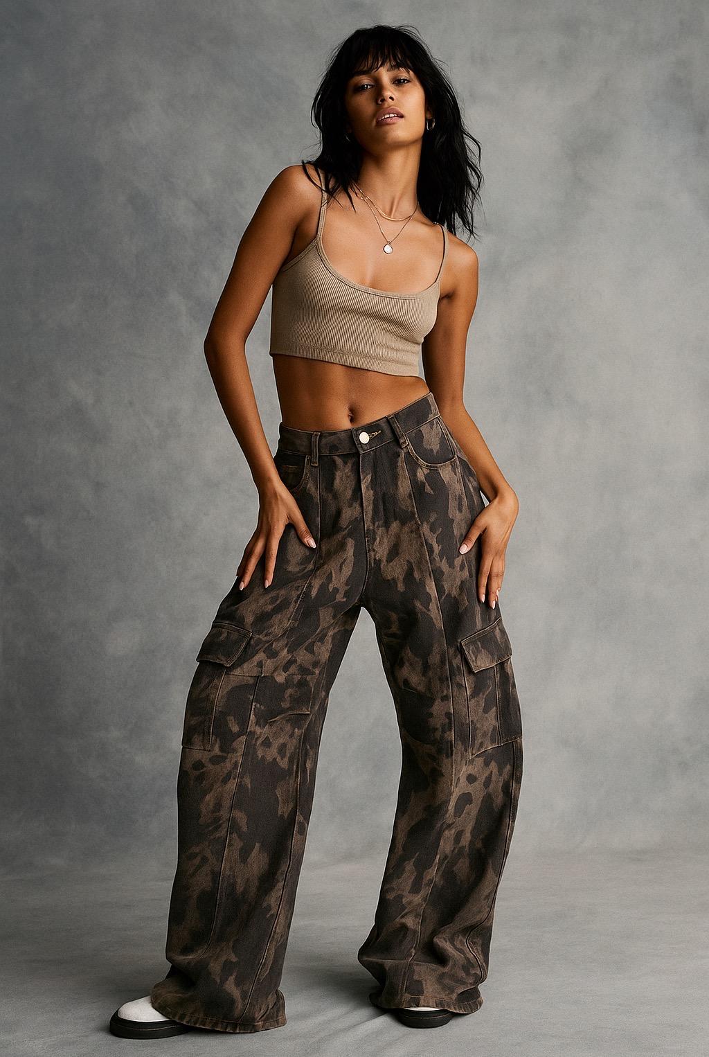 Isla Cargo Denim - Choco