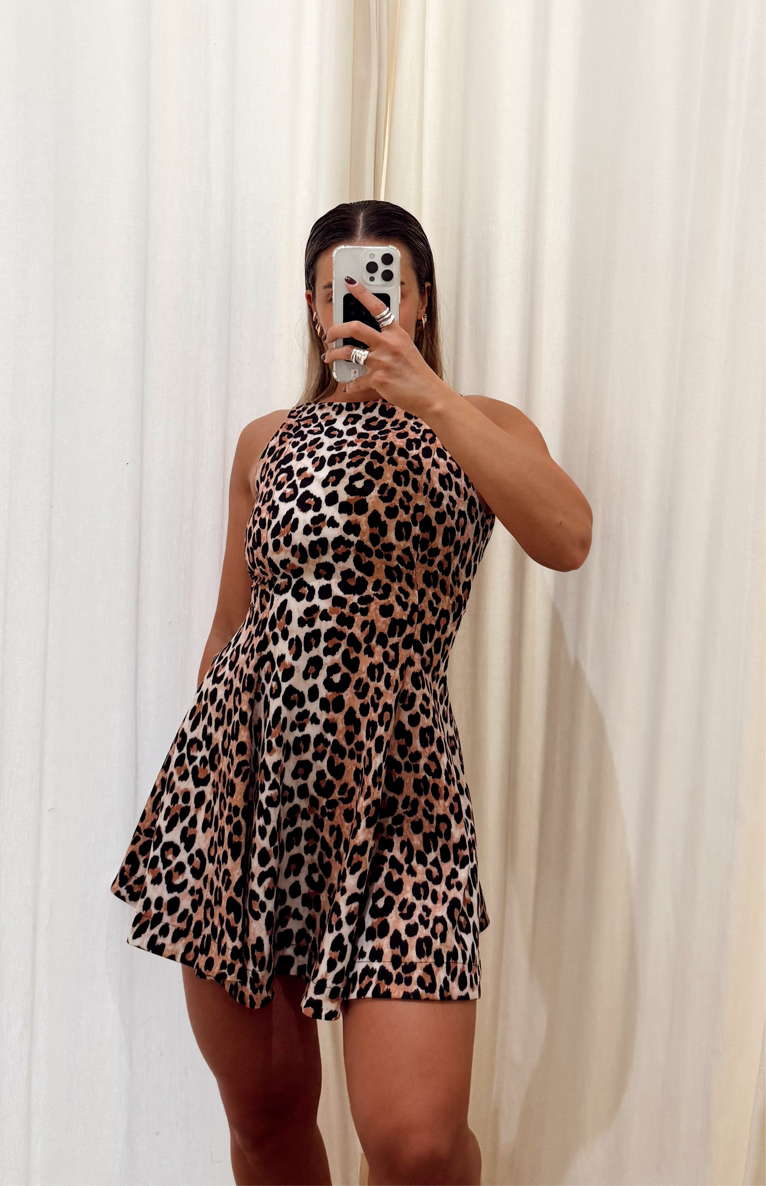 AVA LEOPARD DRESS