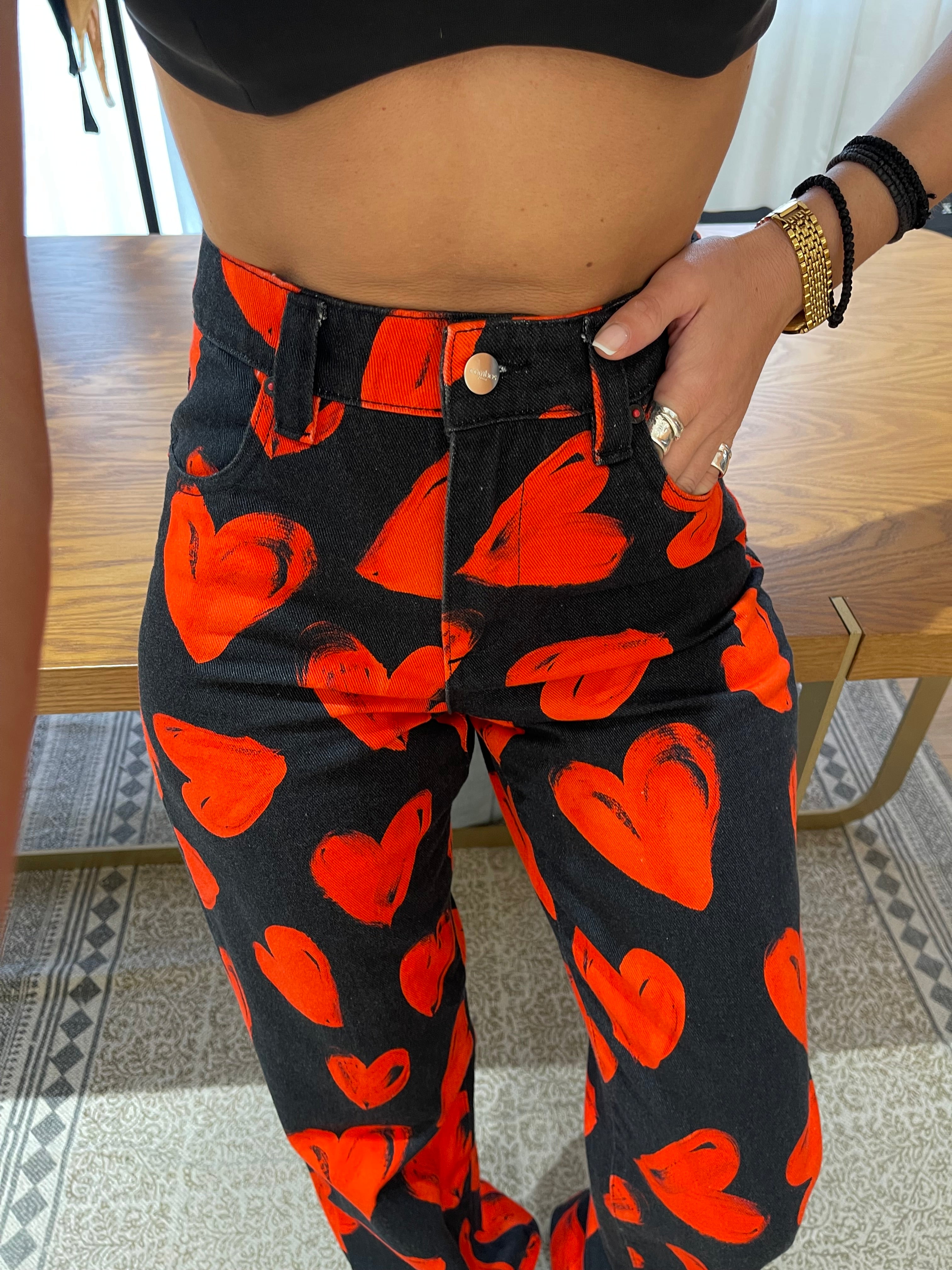 Denim Trouser Hearts
