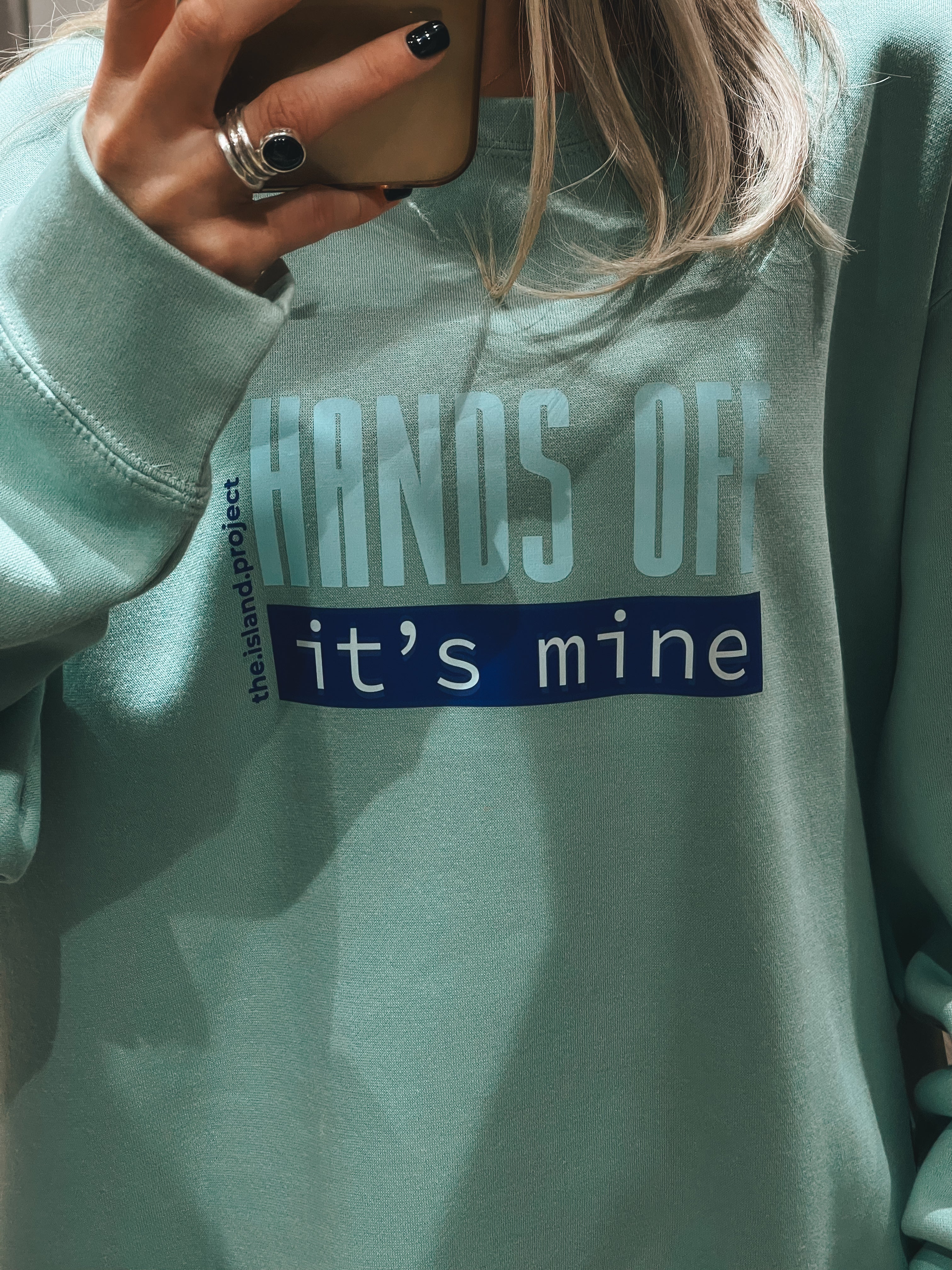 Unisex Oversized Hoodie “Hands Off”