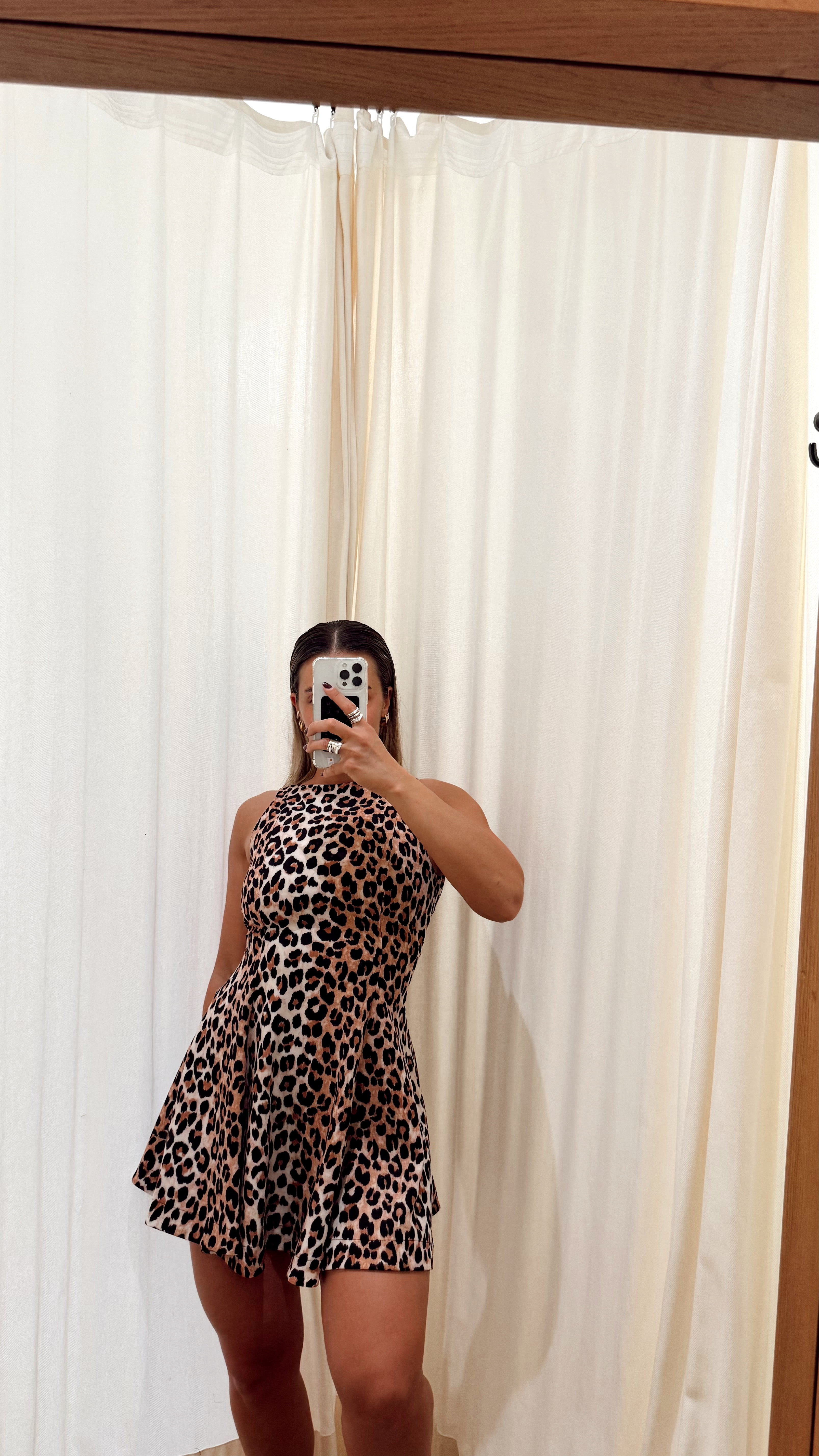 AVA LEOPARD DRESS