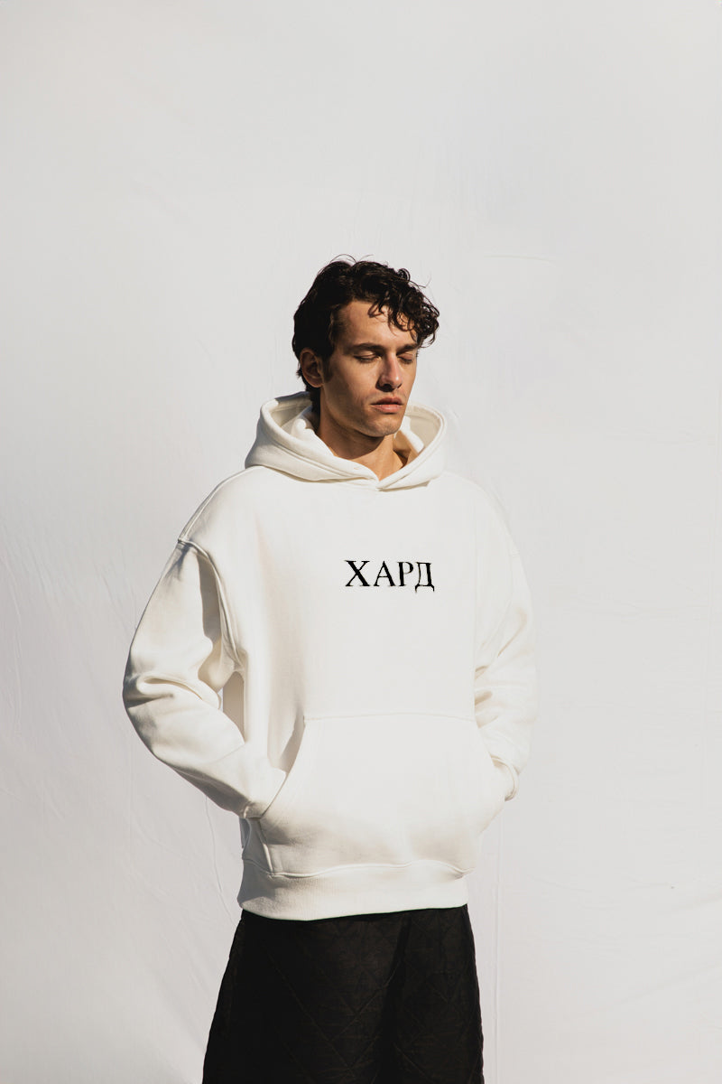 HardClo Classic Hoodie, White