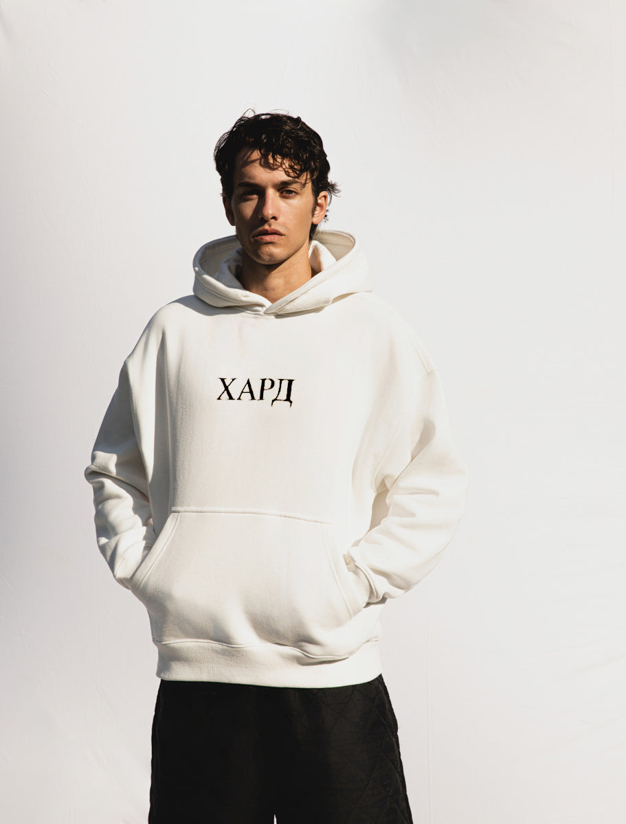 HardClo Classic Hoodie, White