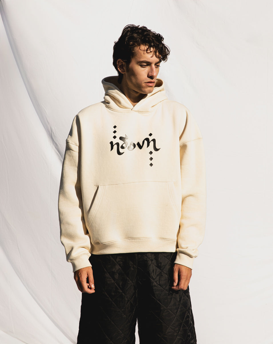 Pleasure Hoodie , Ivory