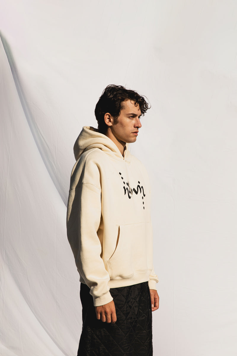 Pleasure Hoodie , Ivory