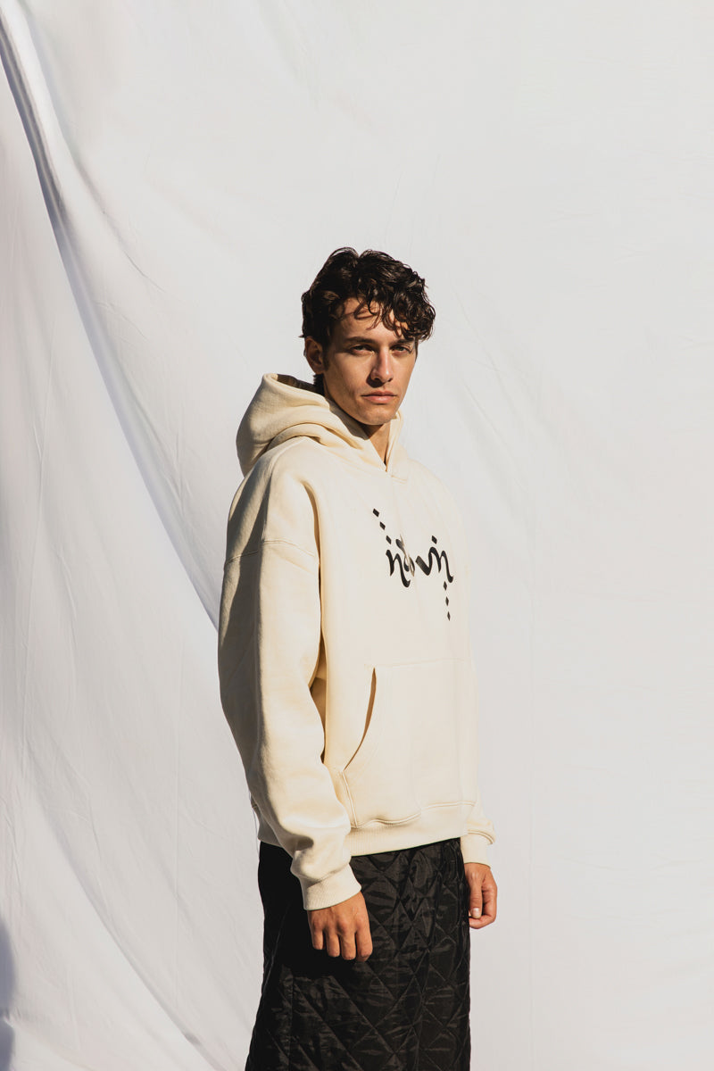 Pleasure Hoodie , Ivory