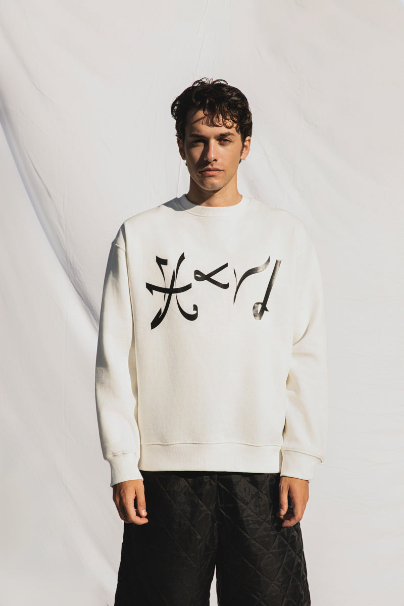 HardClo New Logo Crewneck, Off White