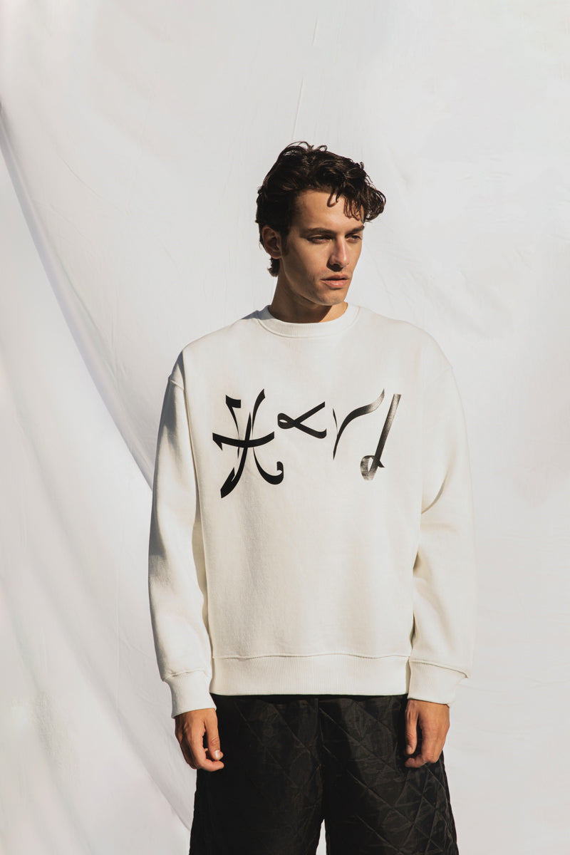 HardClo New Logo Crewneck, Off White