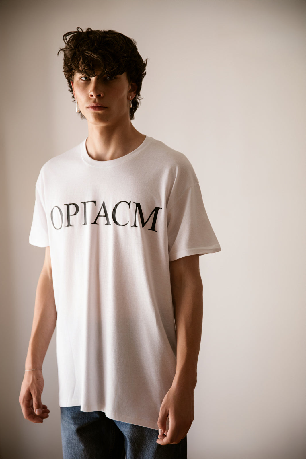 Orgasm T-Shirt , White Big Logo