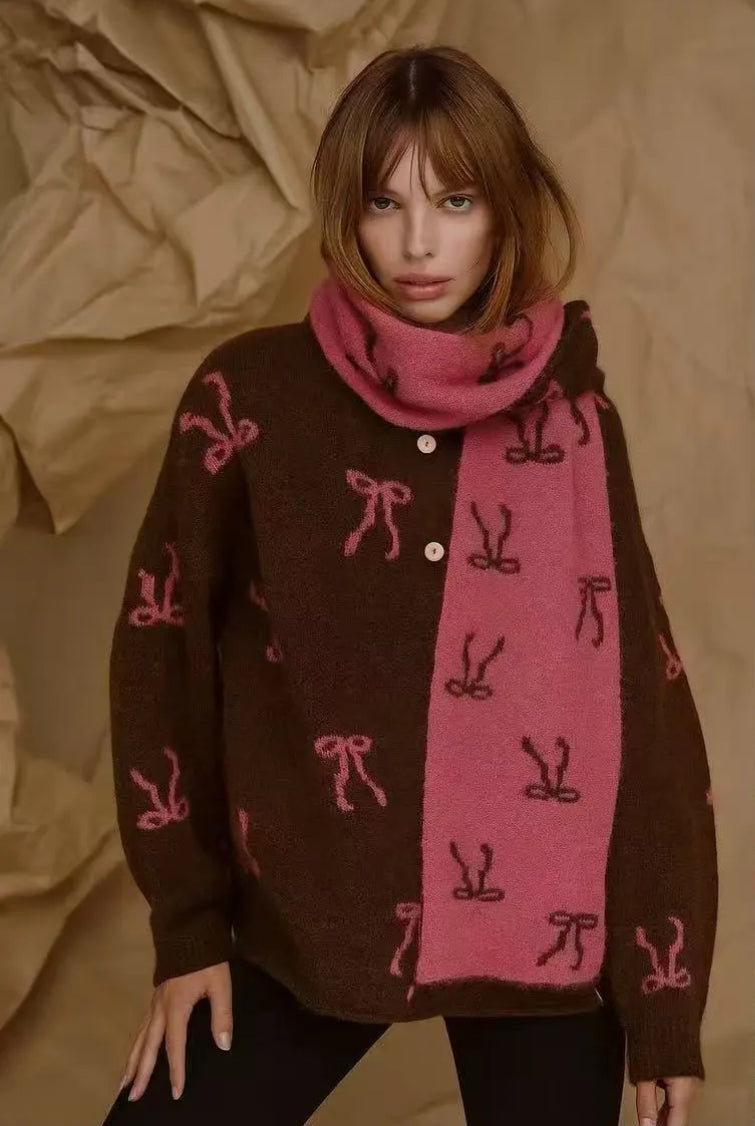 Sophie Cardigan with Scarf