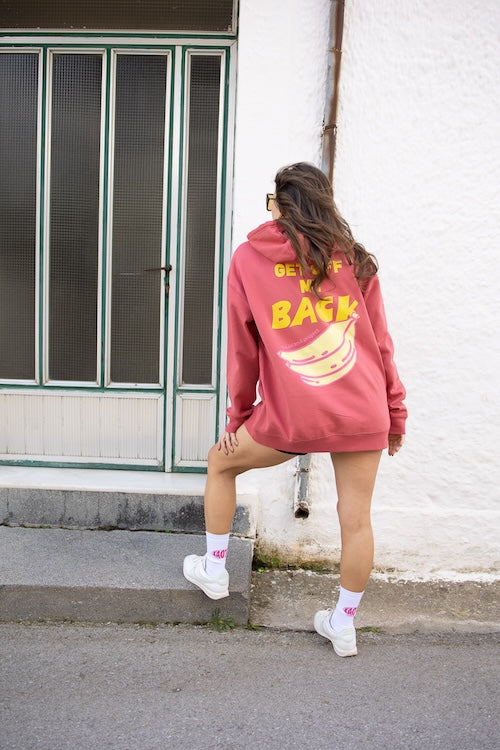 THE.ISLAND.PROJECT. Unisex oversized hoodie get off pink folk