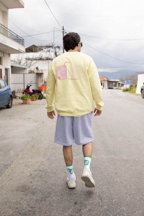THE.ISLAND.PROJECT. Unisex oversized sweatshirt taste you yellow