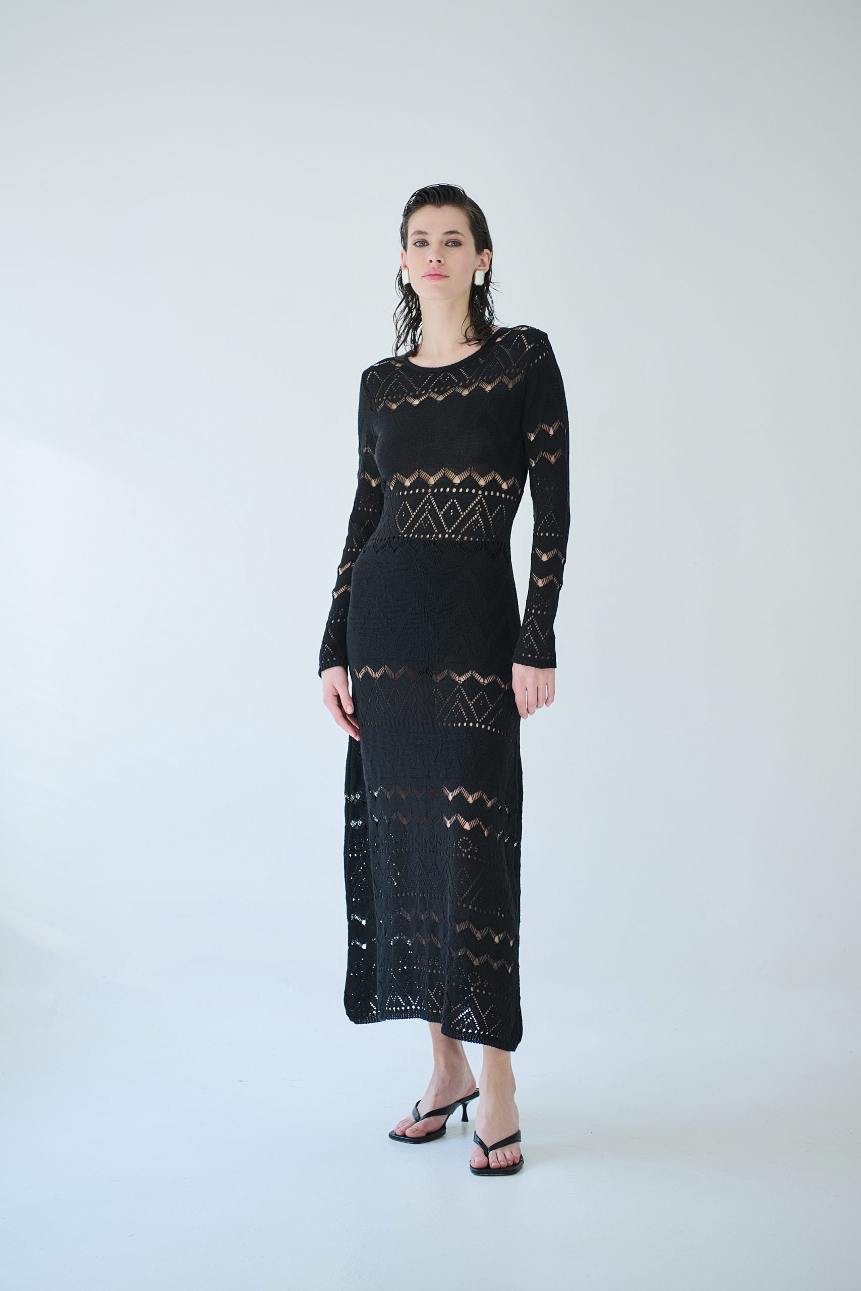 Dress Maxi Long Sleeve