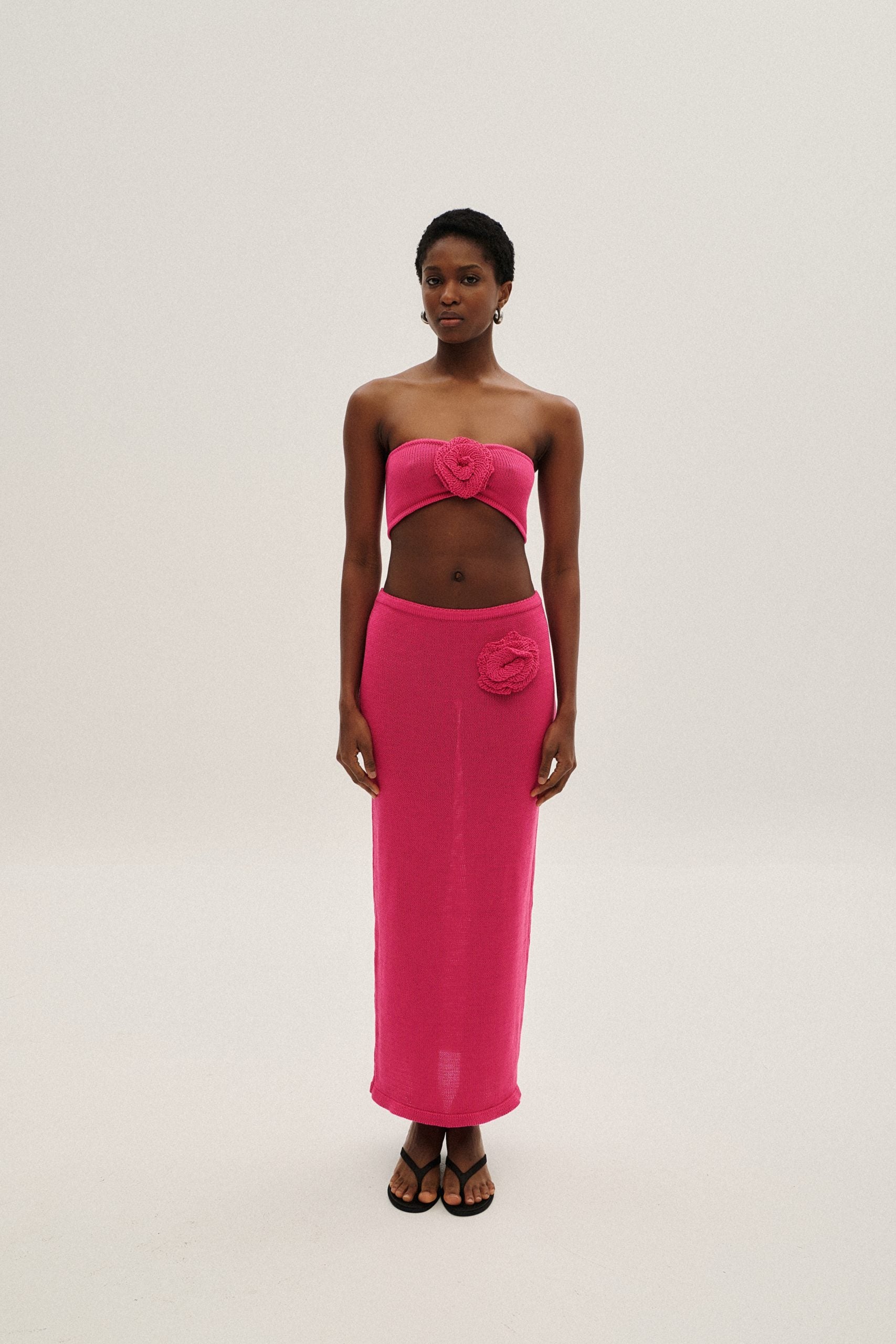 Bra Knit Flower