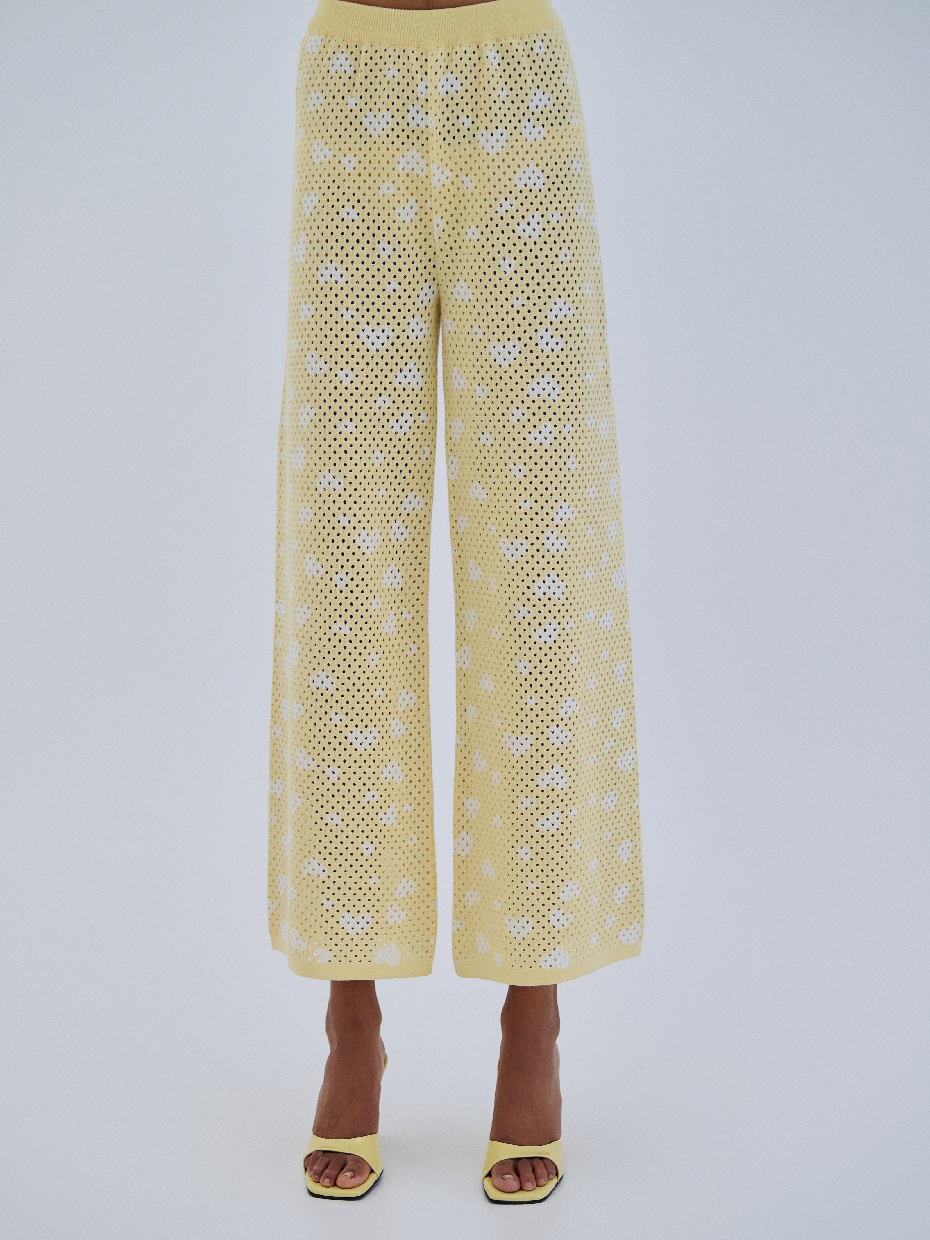 Pants Knit Hearts