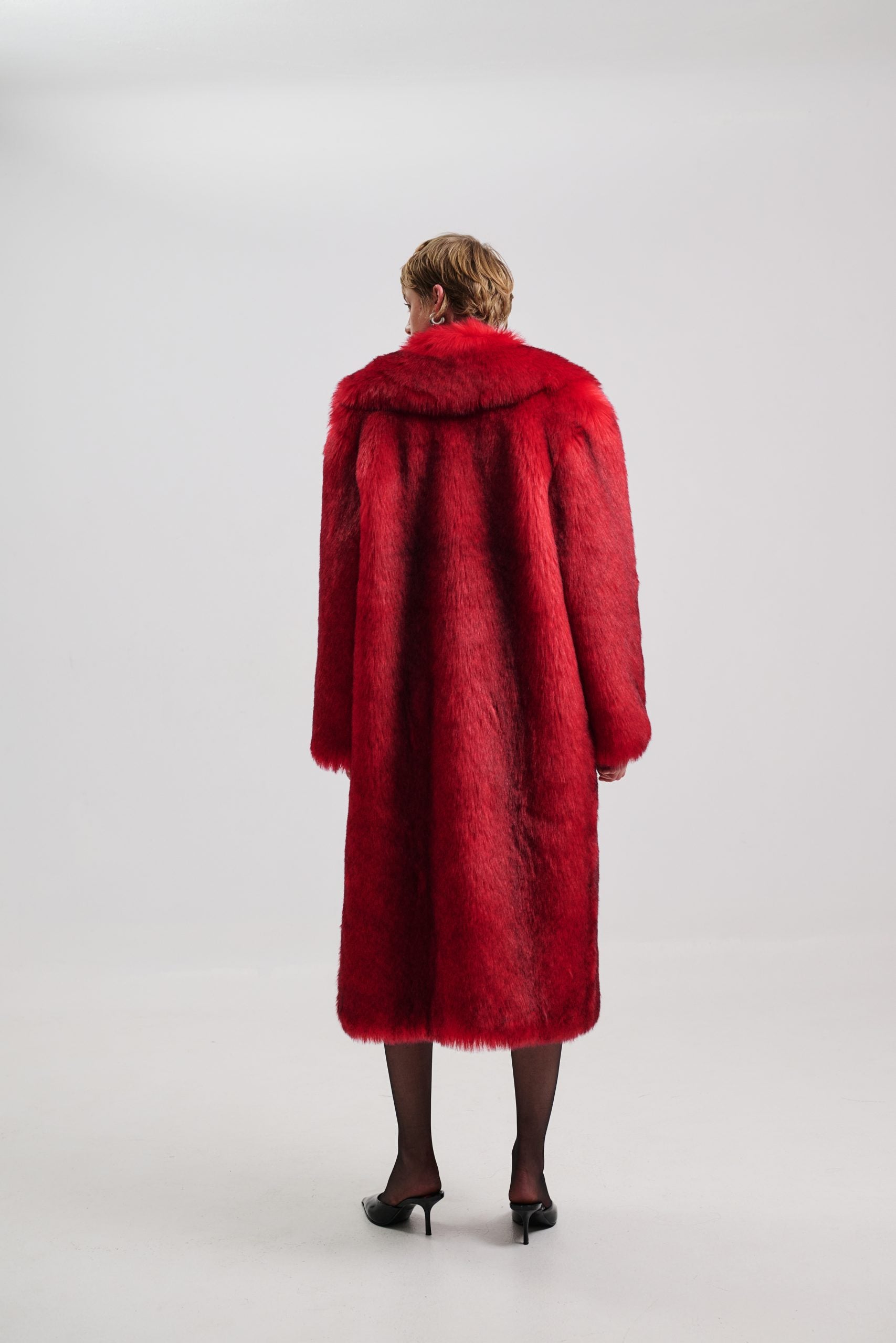 Faux Fur Red