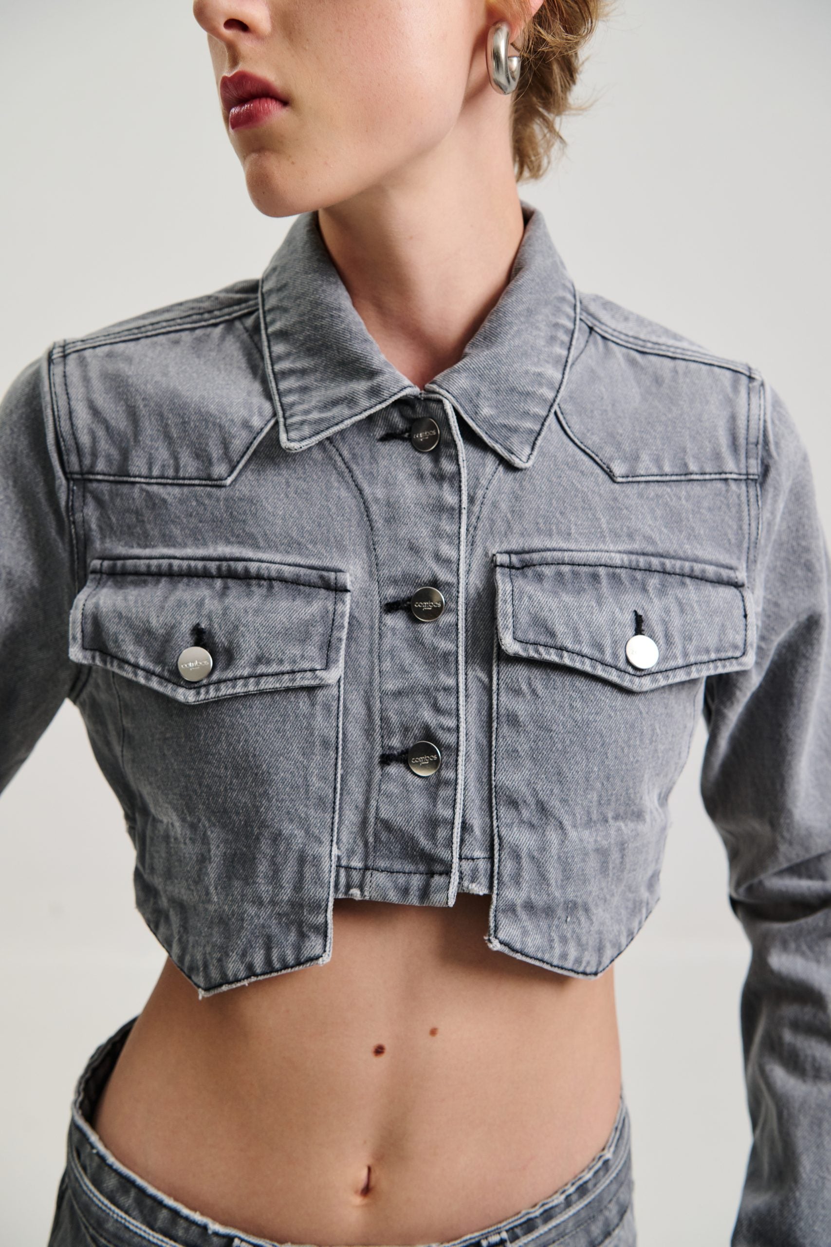 Denim Crop Jacket