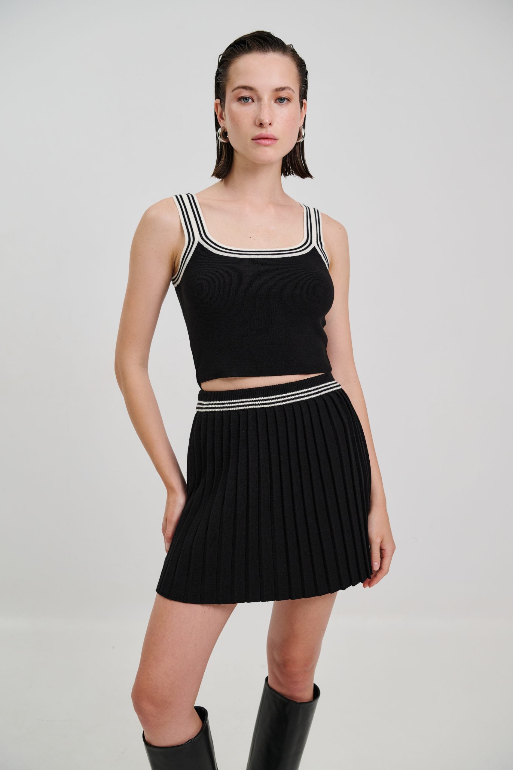 Skirt Mini Pleated