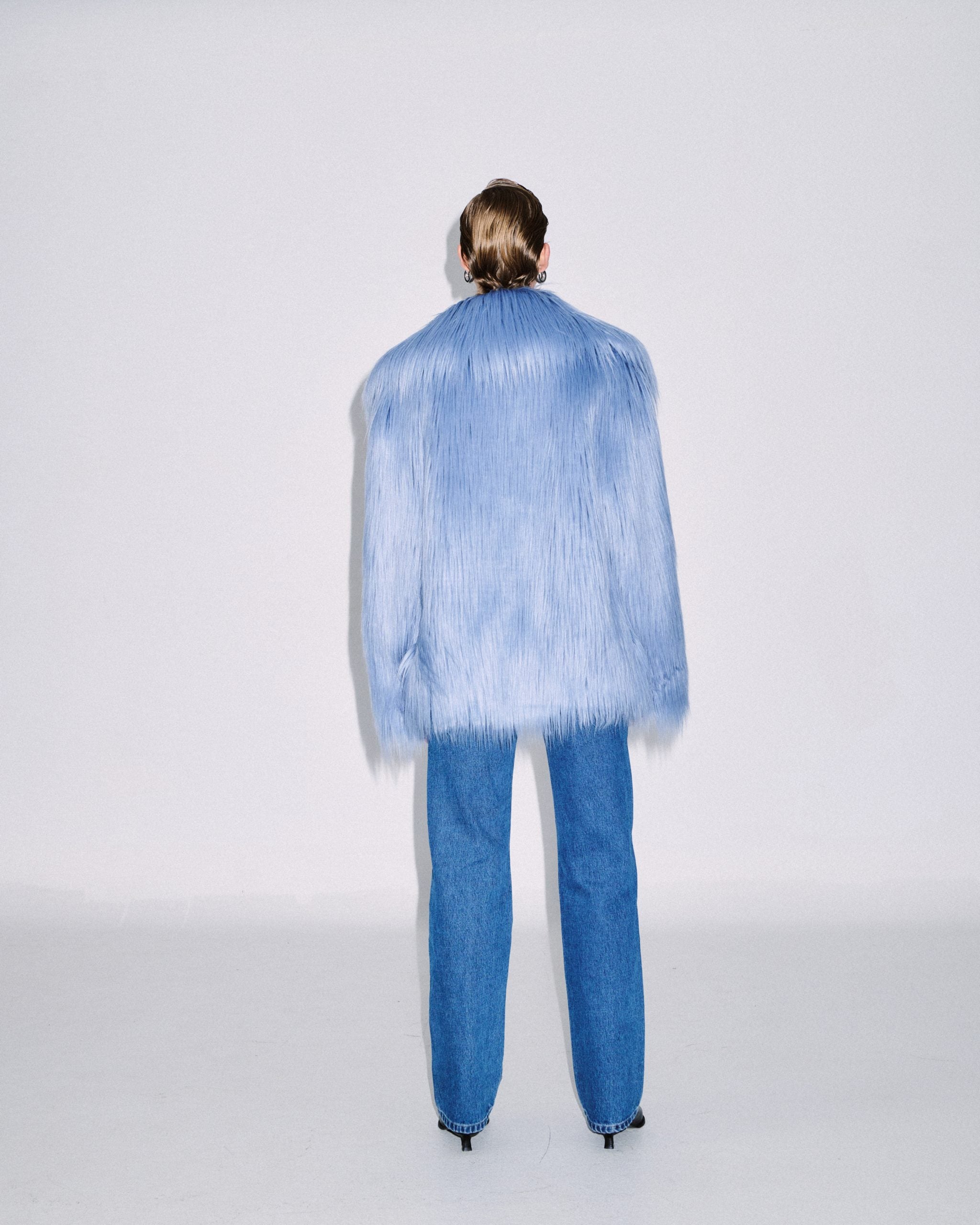 Faux Fur Light Blue