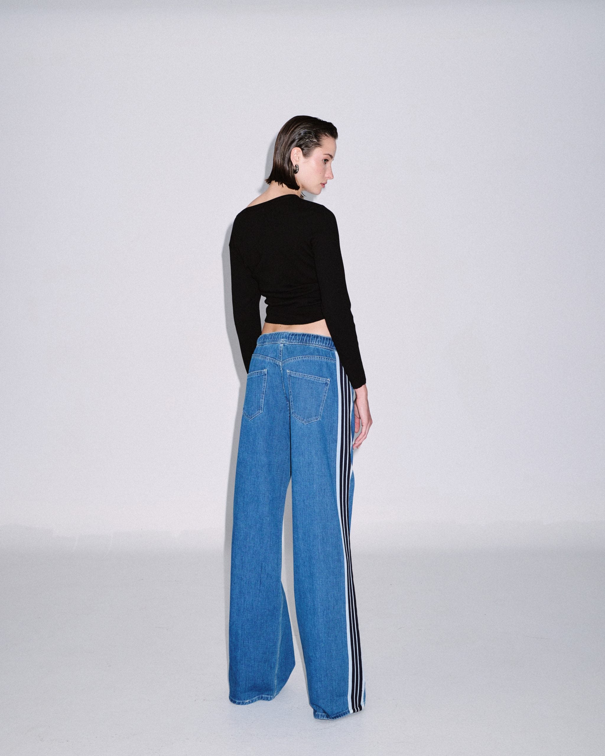 Denim Trouser Cord Stripe