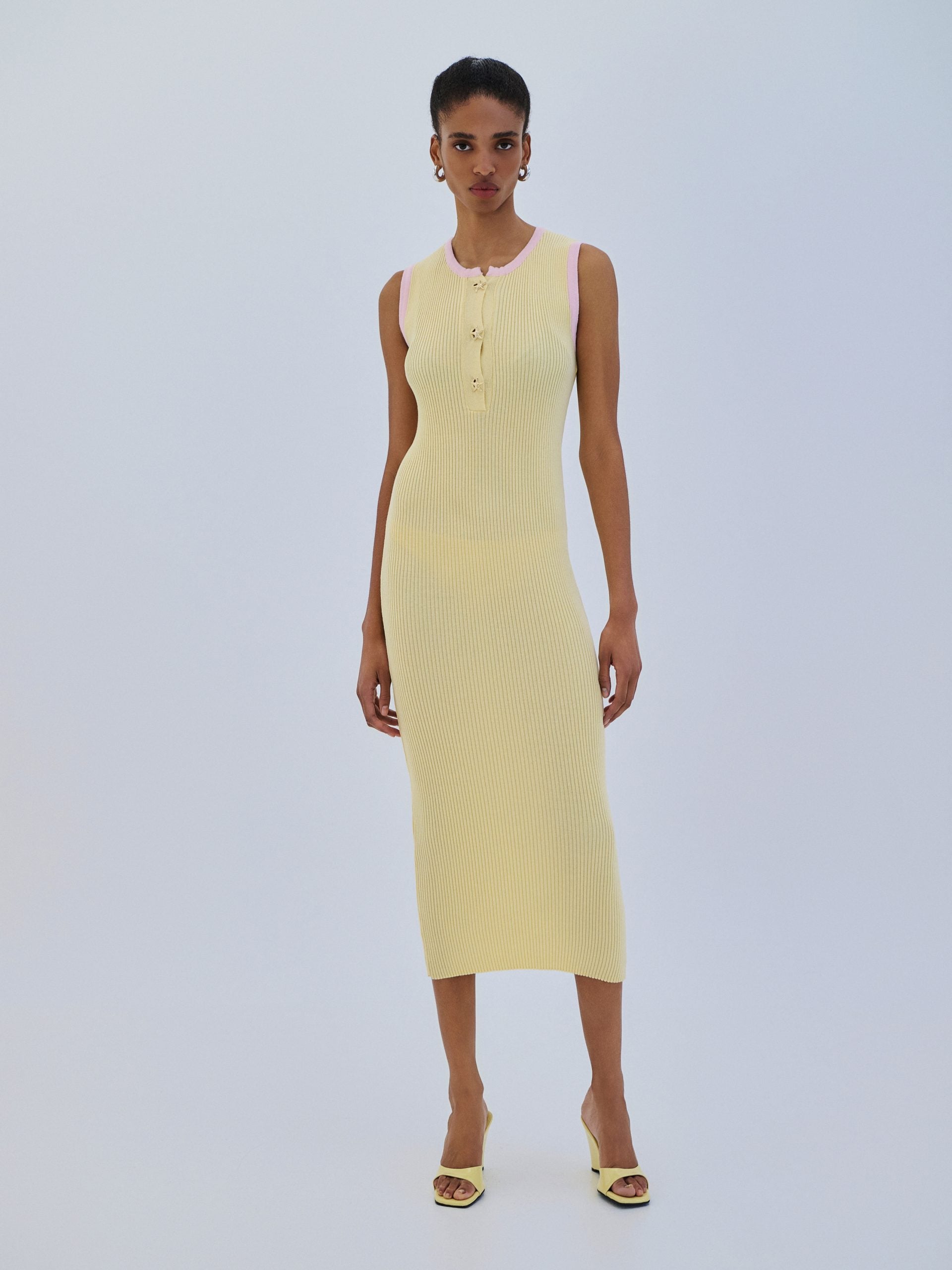 Dress Maxi Starfish Buttons