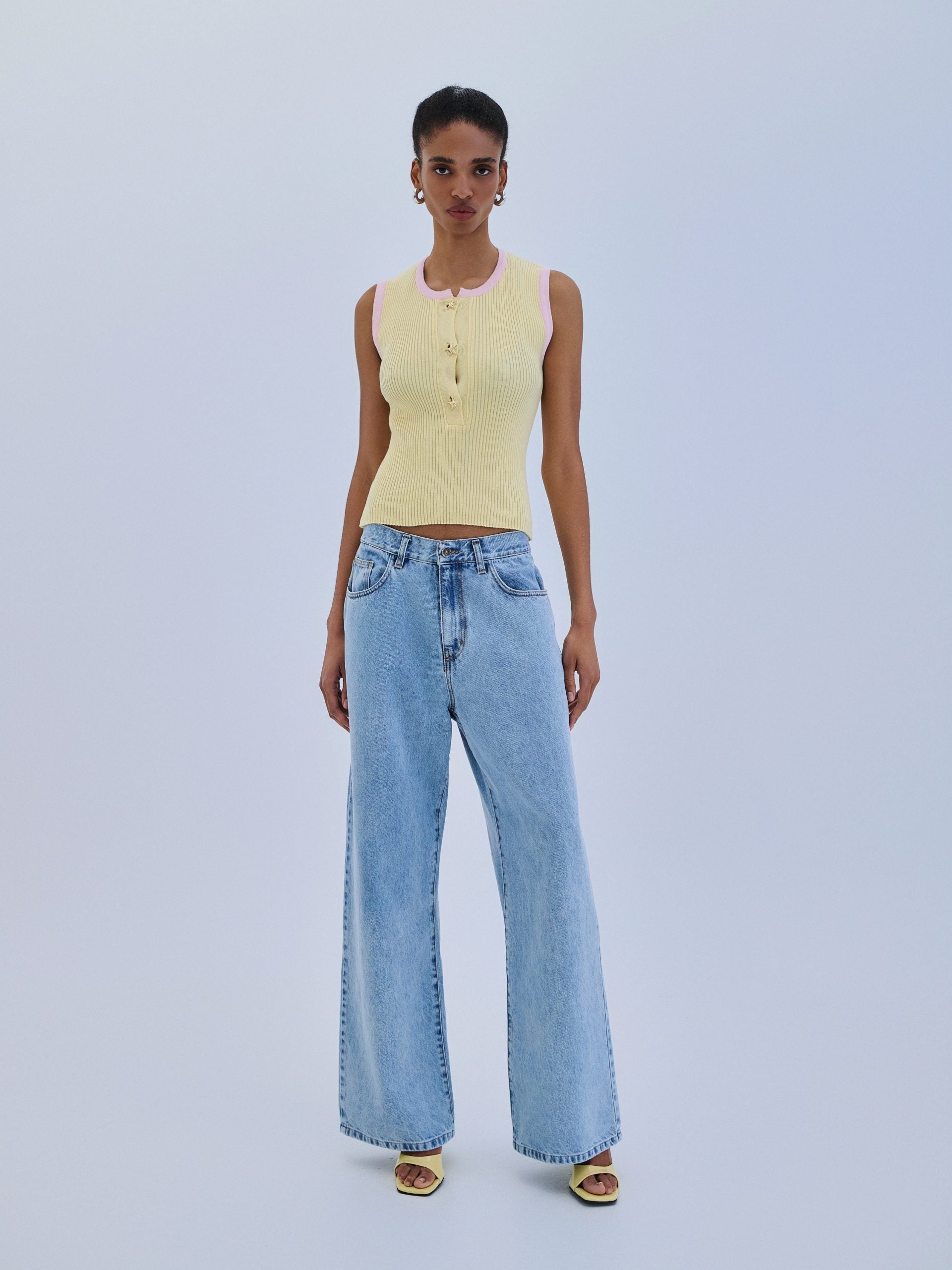 Blouse Starfish Buttons